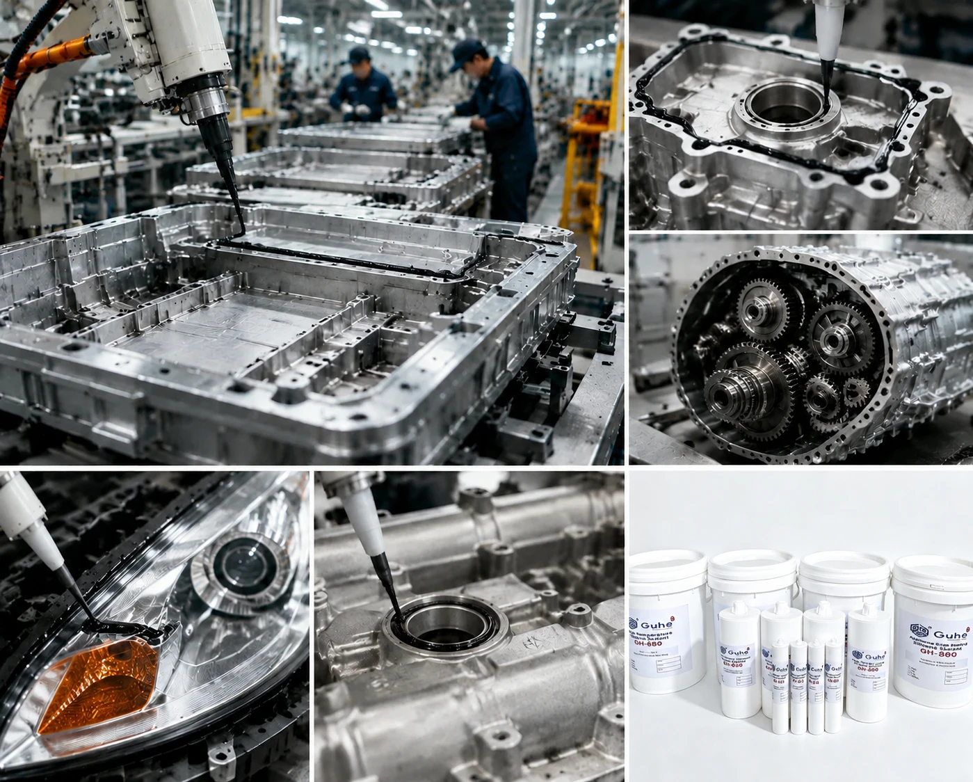 Silicone sealant for automotive and transportation