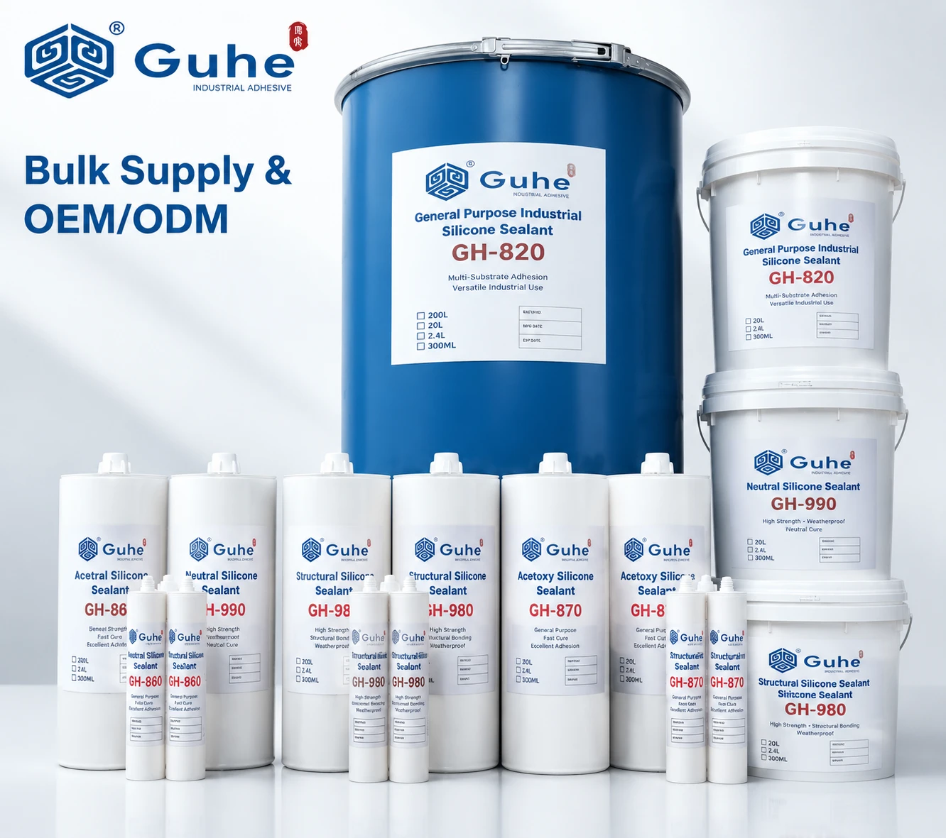 Bulk supply OEM ODM silicone sealant services