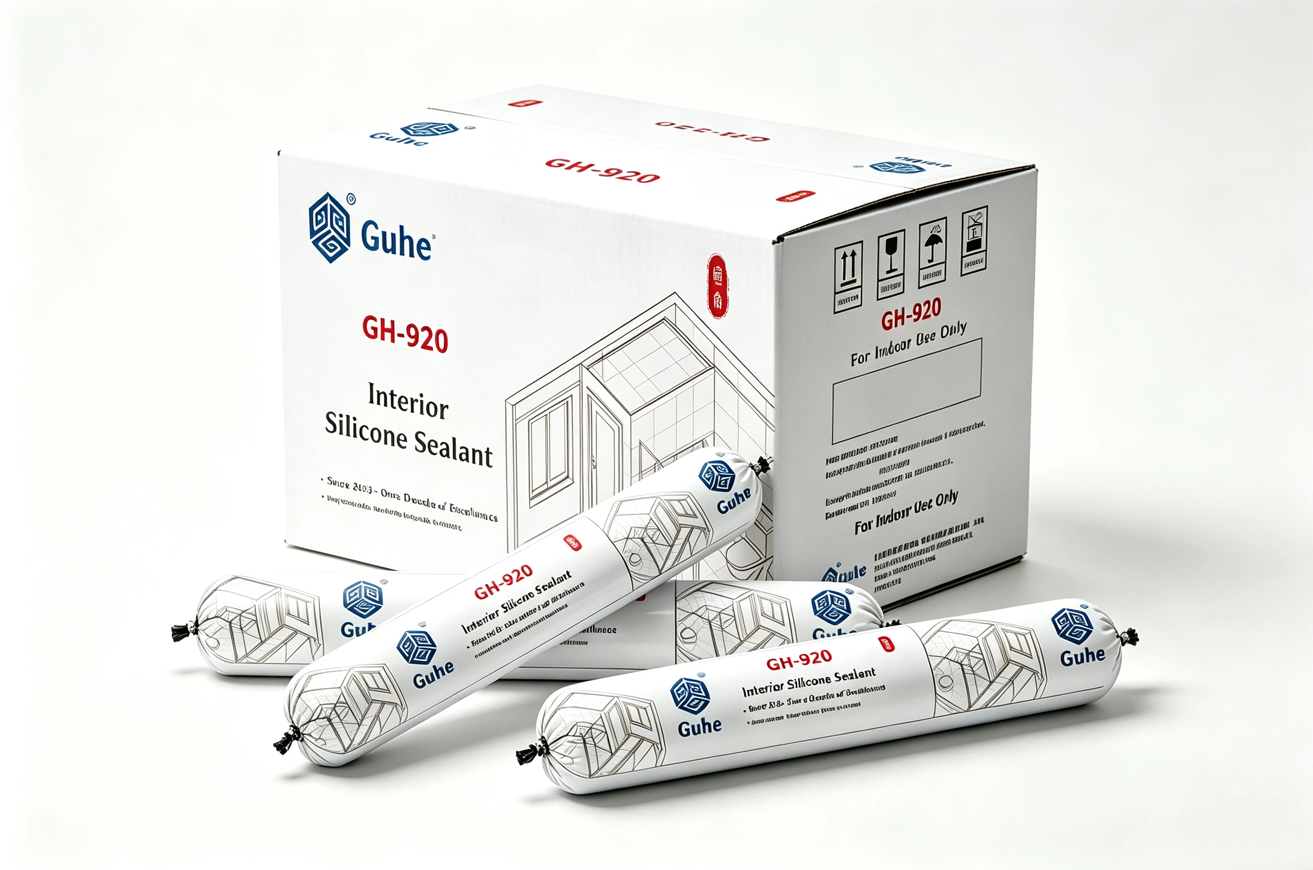 GH-920 interior silicone sealant in soft cartridge