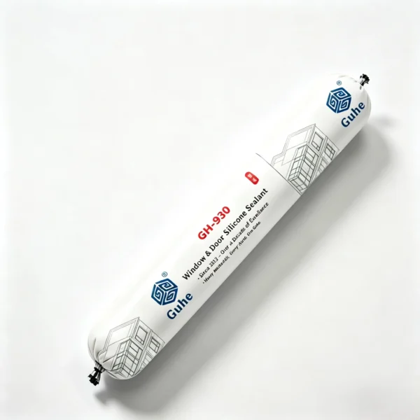 GH-930 window and door silicone sealant soft cartridge front view