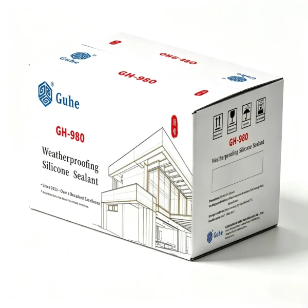 GH-980 weatherproofing silicone sealant box packaging