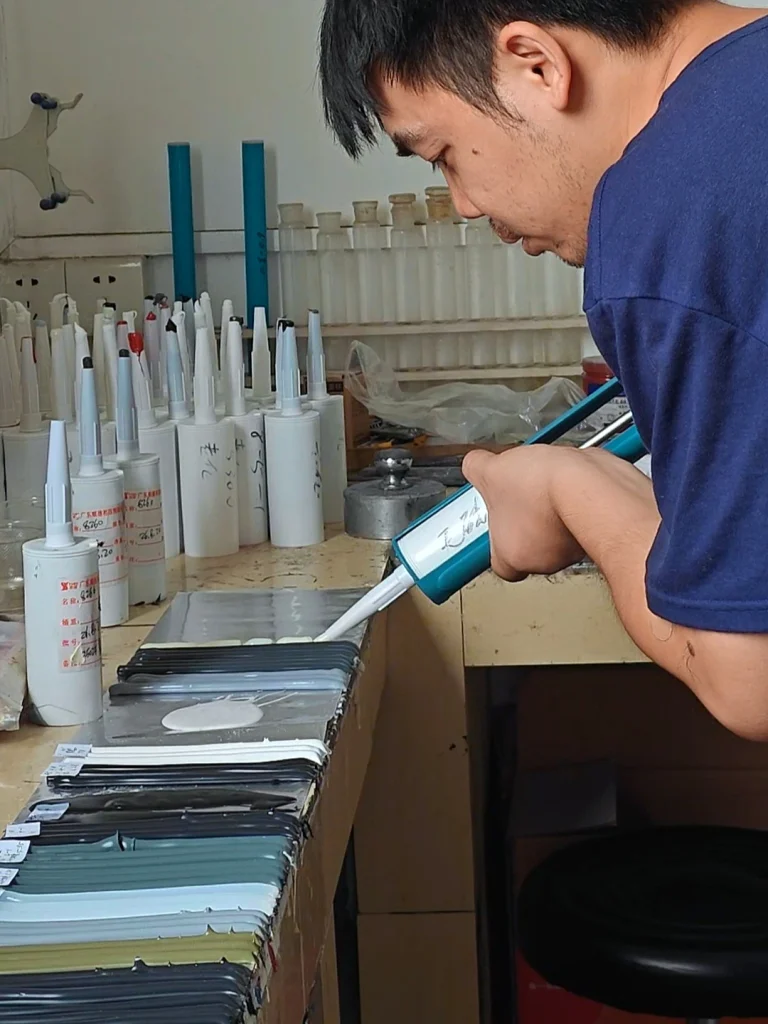 silicone sealant quality testing laboratory